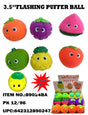 Flashing Puffer Assorted Fruit Ball 6 Styles Mixed | 89024BA | Best Value Products