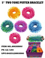 Two Tone Fidget Puffer Bracelet 24/144PCS | 89359 | Best Value Products