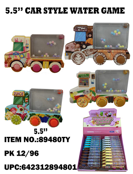5.5" Handheld Beverage Truck Water Game 24/96PCS | 89480 | Best Value Products
