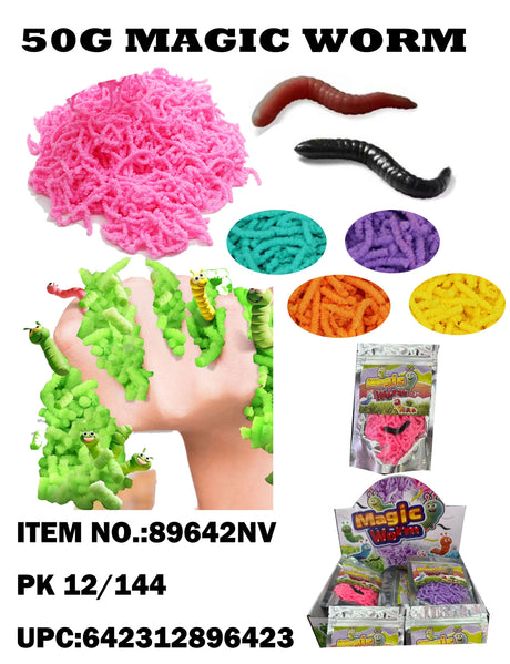 50g TPR Magic Worm | 89642 | Best Value Products
