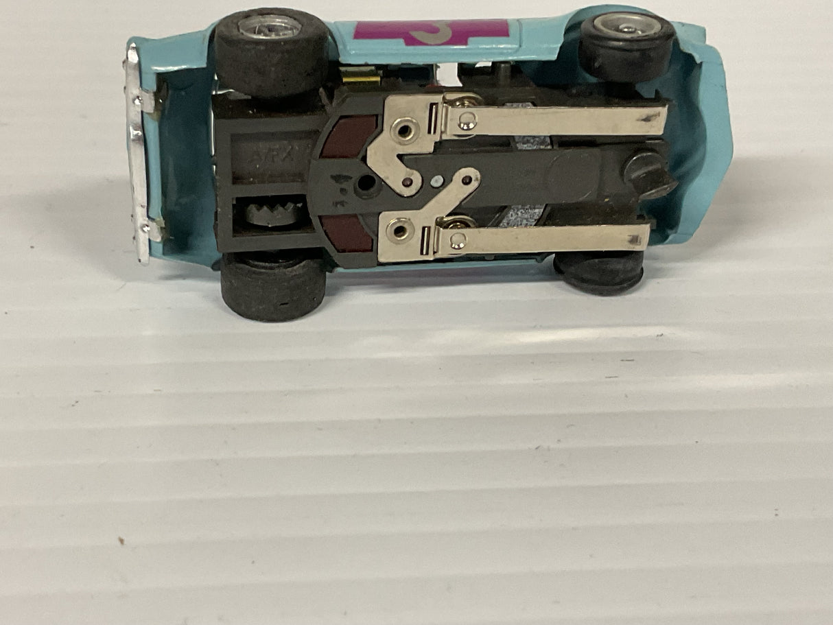 Aurora AFX magnatraction Trans Am Camero lightblue/purple #3  | 1901 | Aurora - AFX