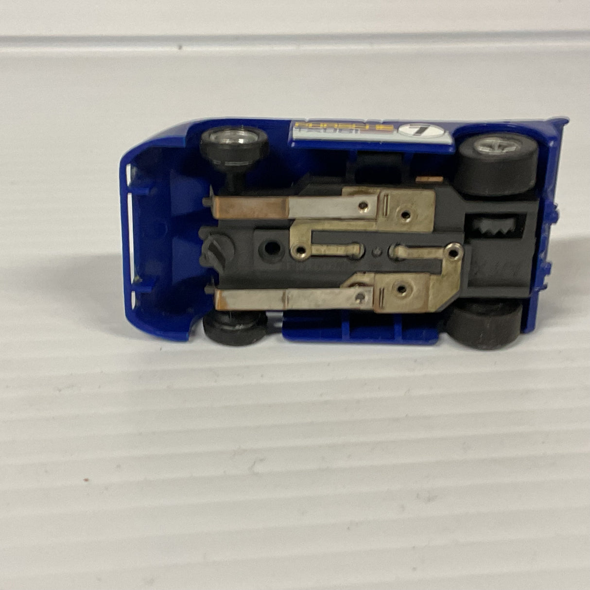 Aurora AFX non-magnatraction Porsche 510K "Can Am' blue/yellow #7  | 1786 | Aurora - AFX