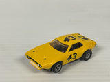 Aurora AFX non-magnatraction Plyouth Road Runner Stock Car Yellow #43 | 1762 | Aurora - AFX