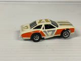 Aurora AFX magnatraction lighted Chevelle Stocker white/orange #17  | 1929 | Aurora - AFX
