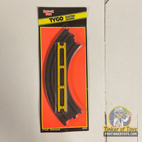 Curved track set for electric racing cars, 9-inch radius for Tyco 6705