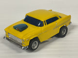 Aurora AFX magnatraction 1955 Bel Air Yellow silver pipes   | 1913 | Aurora - AFX