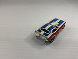 Aurora AFX non-magnatraction Plymouth "Cuda" Funny Car White/Red/Blue | 1758 | Aurora - AFX