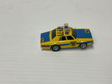 Aurora AFX maga-traction Chevy pursuit car with overhead roof lights blue, and yellow | 1979 | Aurora - AFX