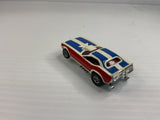 Aurora AFX non-magnatraction Plymouth "Cuda" Funny Car White/Red/Blue | 1758 | Aurora - AFX