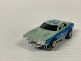 Aurora AFX magnatraction Plyouth Road Runner Stock Car Blue/Blue  #40  | 1762 | Aurora - AFX