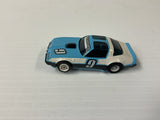 Aurora AFX G plus chassis Pontiac, Firebird Trans Am, white/light blue/black  #9| 1981 | Aurora - AFX