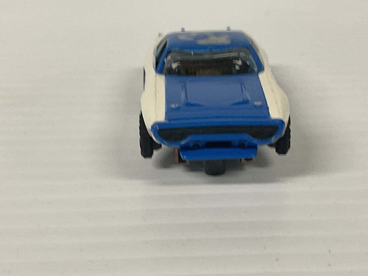 Aurora AFX non-magnatraction Plyouth Road Runner Stock Car Blue #43 (B) | 1762 | Aurora - AFX