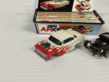 Aurora AFX 1955 Chevy Bel-Air "White Red Flames" Mag-Sonic  | 1064 | Aurora - AFX