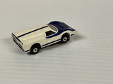 Aurora AFX -Thunder-jet Ford J Car "Flamethrower" White/Blue  | 1430 | Aurora - AFX- Model Motoring