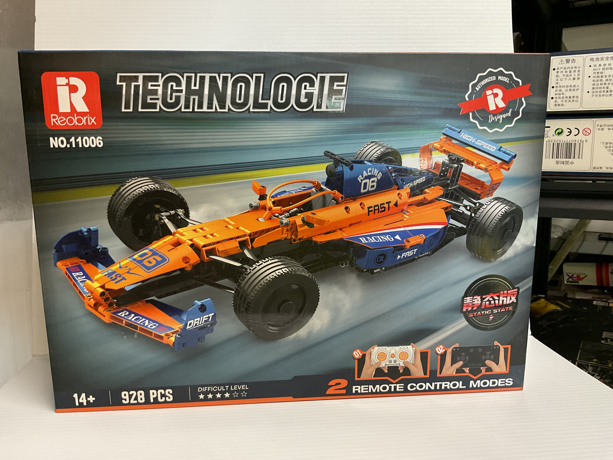 1/8 RC Mclaren F1 Race Car (928 Pcs) | REO1106 | Reobrix