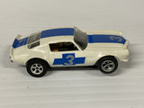 Aurora AFX non-magnatraction Trans Am Camero white/Blue #3  | 1756 | Aurora - AFX