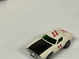 Aurora AFX magnatraction Dodge Charger Stock Car White/Blue  | 1910 | Aurora - AFX