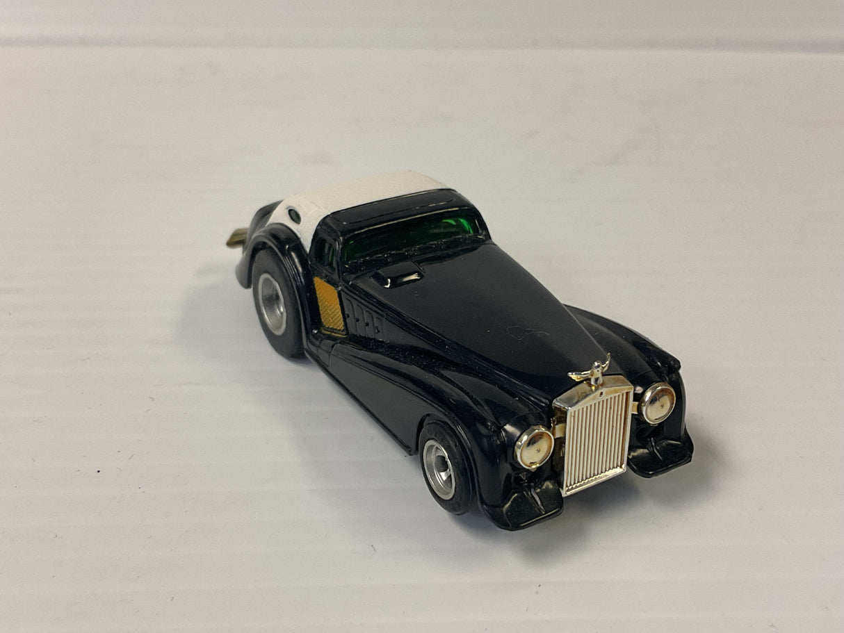Aurora AFX magnatraction Roarin Rolls “ golden ghost “ black white roof special chassis | 1923 | Aurora - AFX