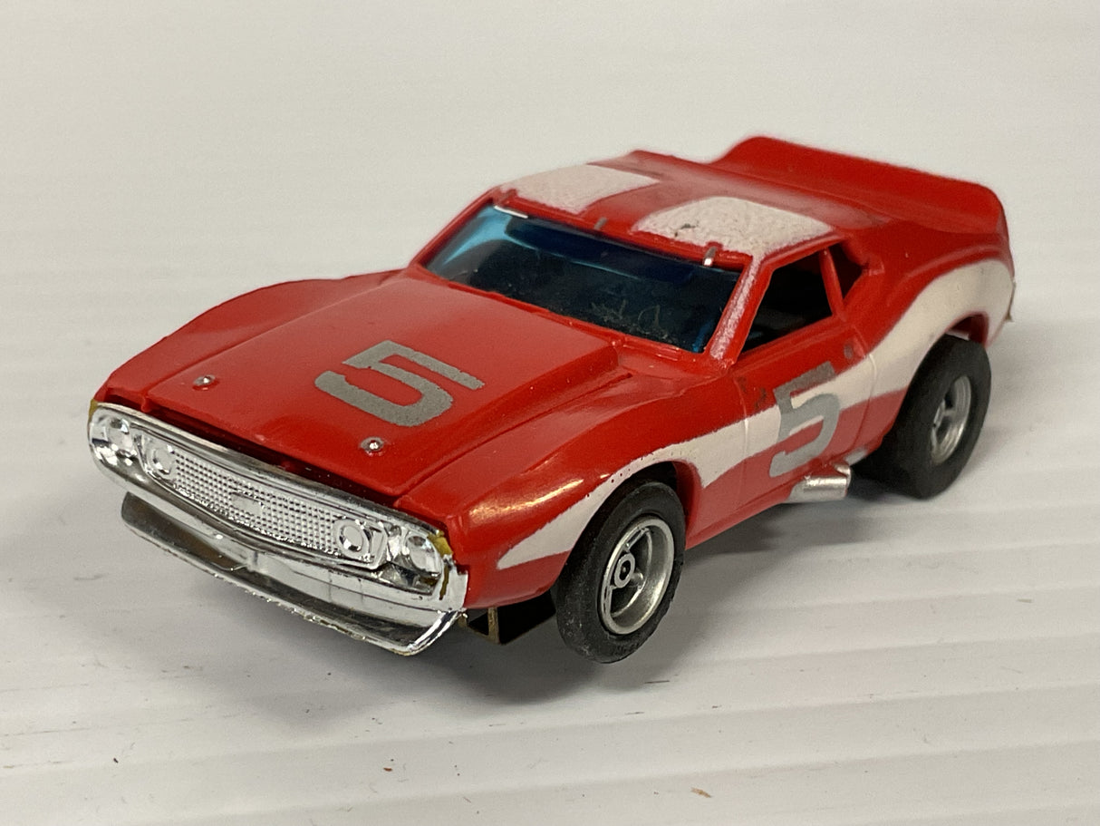 Aurora AFX magnatraction Javelin Trans Am red/white #5 | 1906 | Aurora - AFX