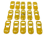 Tyco yellow Corvette, no windshield, narrow body | H7012B | Tyco