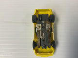Aurora AFX non-magnatraction  Corvette, a production, one piece, body yellow with black stripes | 1703 | Aurora - AFX