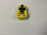 Aurora AFX non-magnatraction  Corvette, a production, one piece, body yellow with black stripes | 1703 | Aurora - AFX