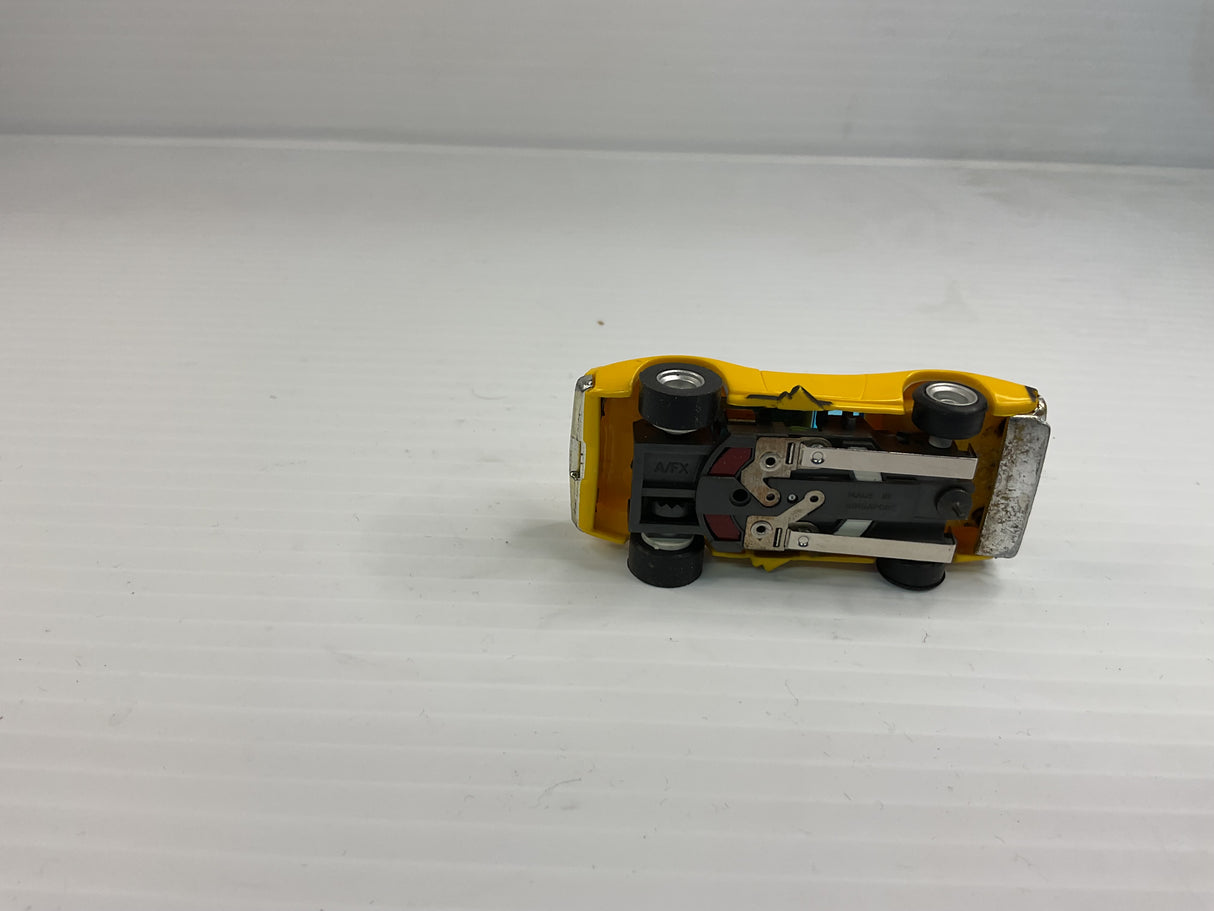 Aurora AFX magnatraction lIghted Javlin Pro Stocker Yellow  | 1984 | Aurora - AFX