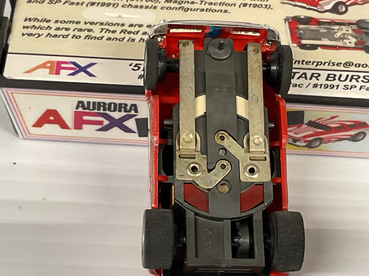 Aurora AFX 1957 Chevy Nomand sp Fast "sunburst" Red | 1991 | Aurora - AFX