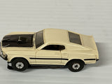 Aurora AFX -Thunder-jet  Mach 1 Mustang White/Black | 1415 | Aurora - AFX- Model Motoring