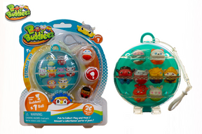 Two sets of collectible toy balls: one in a storage case, one open for Jupiter Creations 15007