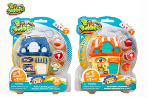 Assorted colored play houses with collectible figures for children for Jupiter Creations 15008