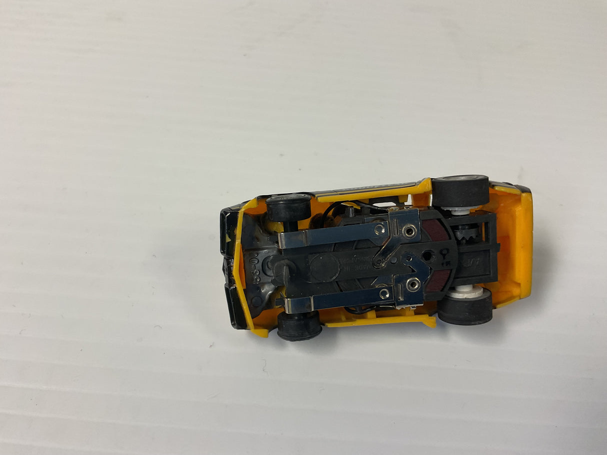 Tomy/Aurora AFX magnatraction Pontiac, Firebird Trans Am, mustard/black | 1981 | Aurora - AFX