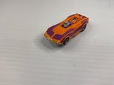 Aurora AFX non-magnatraction Corvette Funny Car Orange/Purple | 1766 | Aurora - AFX