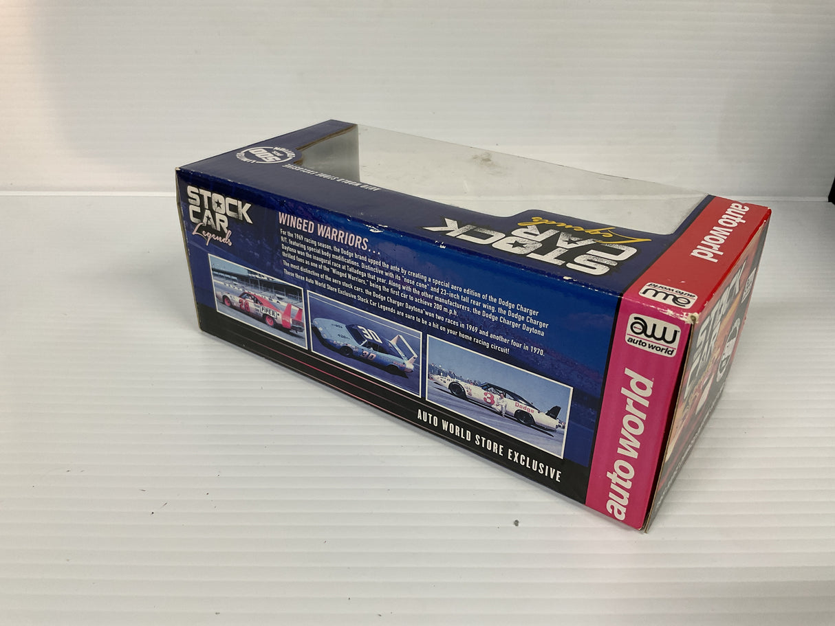 Stock Car Legends 1969 Dodge Charger Daytona Slot Car Set | SCM060 | Auto World