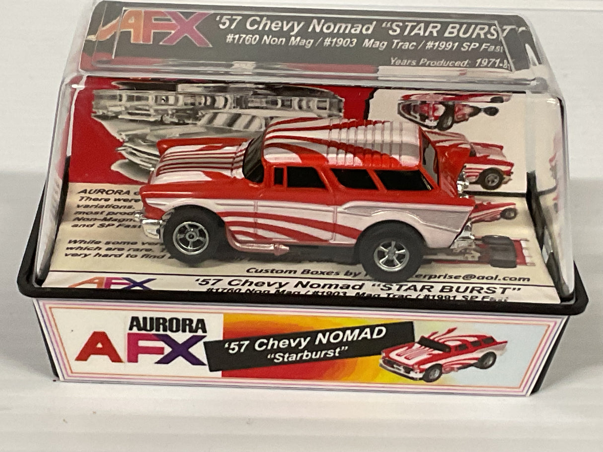 Aurora AFX 1957 Chevy Nomand sp Fast "sunburst" Red | 1991 | Aurora - AFX