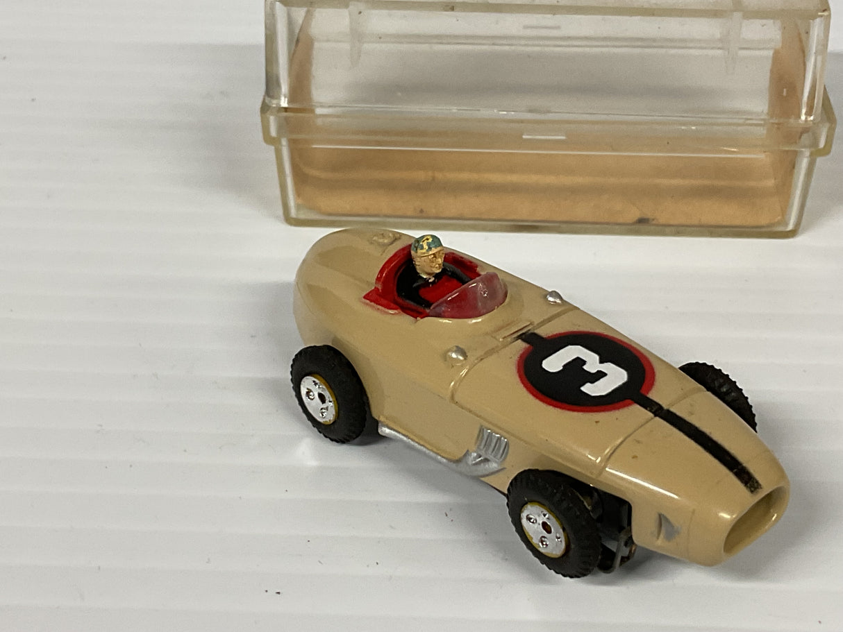 Aurora AFX Indianapolis Racer Light Brown Thunder-jet  | 1359 | Aurora - AFX- Model Motoring