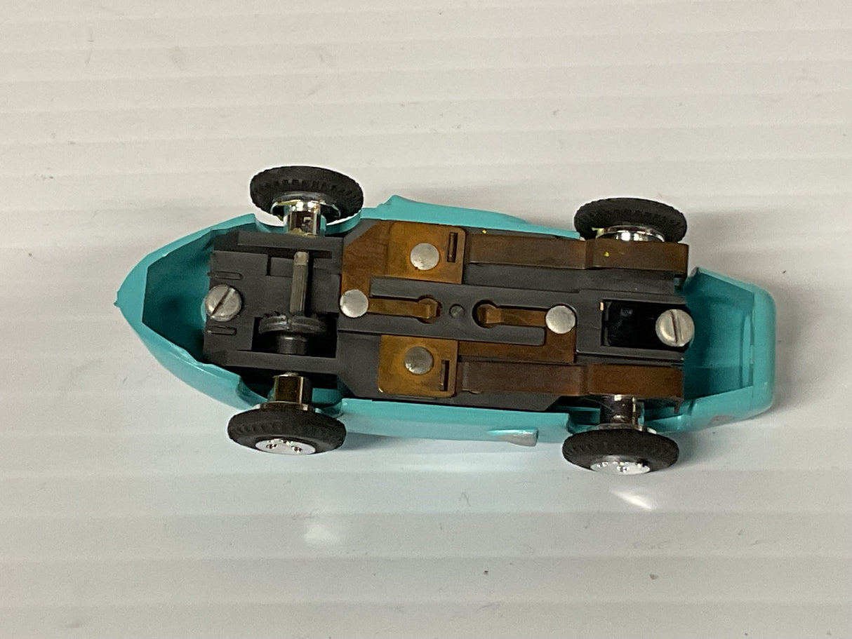 Aurora AFX -Thunder-jet Indianpolis Racer # 3 Turquoise  | 1359 | Aurora - AFX- Model Motoring