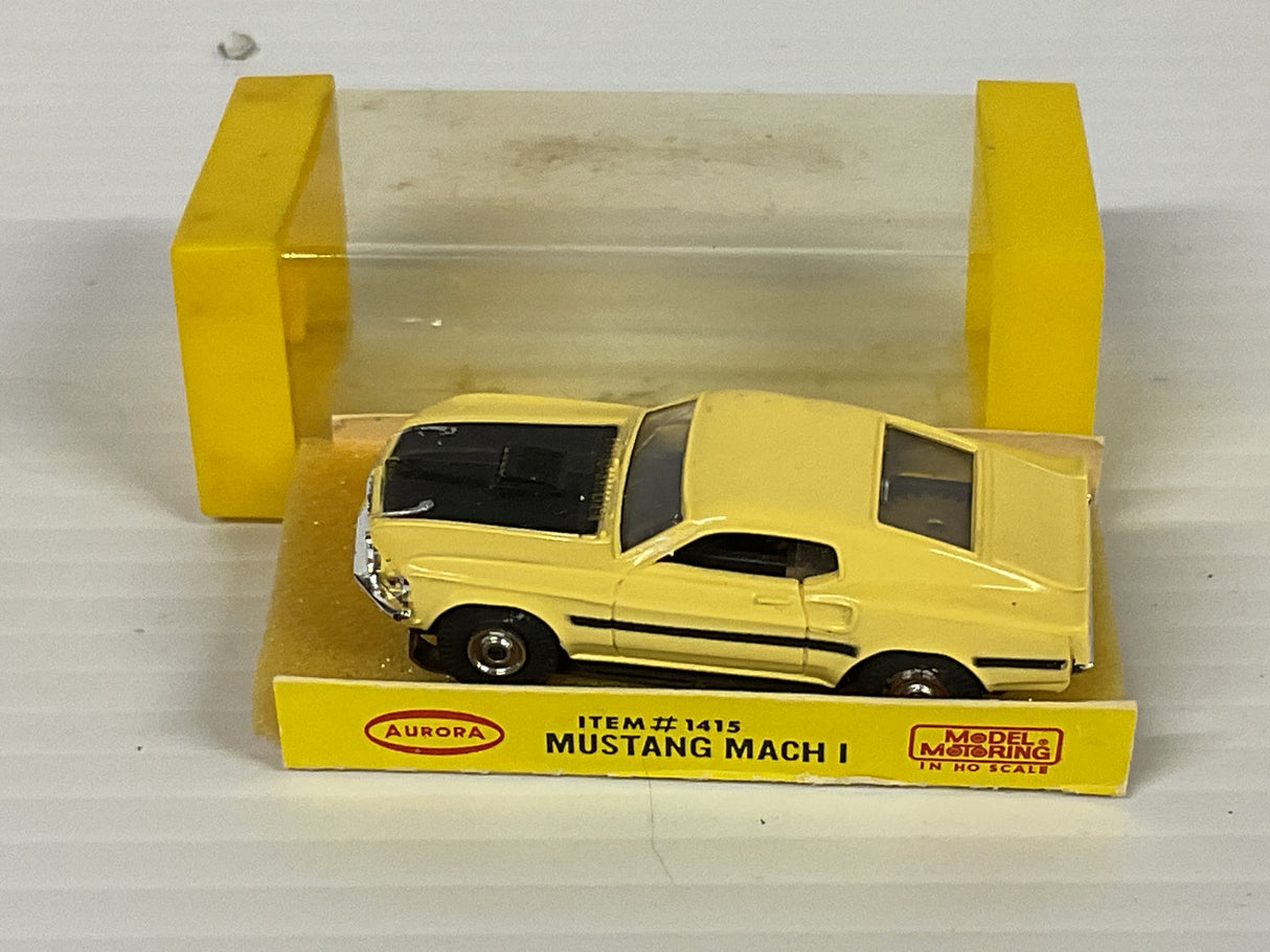 Aurora AFX Mustang Mach 1 Yellow | 1415 | Aurora - AFX