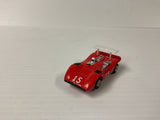 Aurora AFX non-magnatraction  it’s a Ferrari Can-Am 612 red with white wing | 1751 | Aurora - AFX