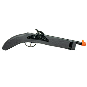 Toy pistol replica, black and gray, with orange tip for Parris Toys 1862B