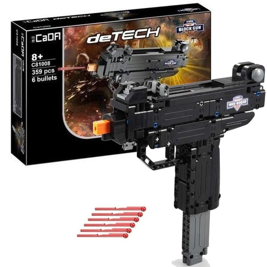 Cada Block Gun Micro UZI 6 Bullets 359pcs | C81008W | CaDA Master