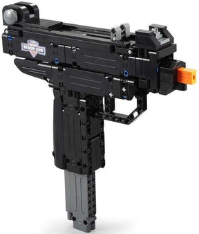 Black block gun replica toy accessory with detachable magazine for CaDA C81008W