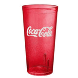 24 oz Ruby Textured Coca Cola® Plastic Tumbler