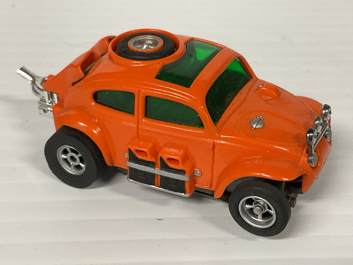 Aurora AFX magnatraction Baja VW Lime Orange/black tanks  | 1914 | Aurora - AFX