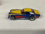 Aurora AFX Grand-Am Funny Car non-Mag Trac Blue/Yellow | 1702 | Aurora - AFX