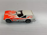 Aurora AFX non-magnatraction 1971 Vega Gasser White/Flourescent Flames | 1759 | Aurora - AFX