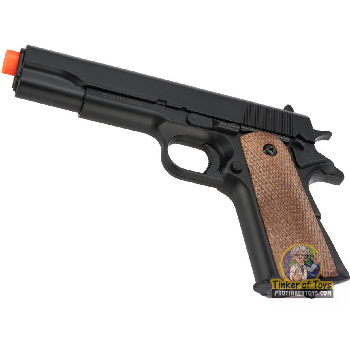 6mm ProShop Tactical 1911 Full Size High Power Airsoft Spring Pistol | AP-6mm-M21 | Evike