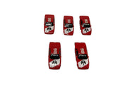 Red Fiero  86 red bodies (5) | H7005 | Tyco