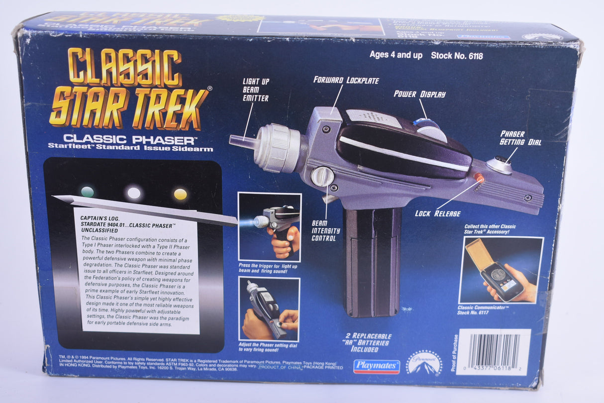 Classic Star Trek Classic Phaser | 6118 | Playmates
