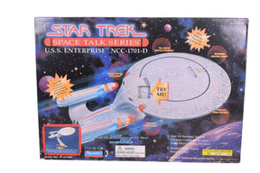 Star Trek U.S.S. Enterprise toy set box featuring a model and play elements for Playmates 6106
